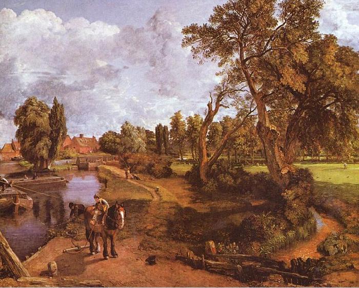 John Constable Das Haus des Admirals in Hampstead oil painting picture